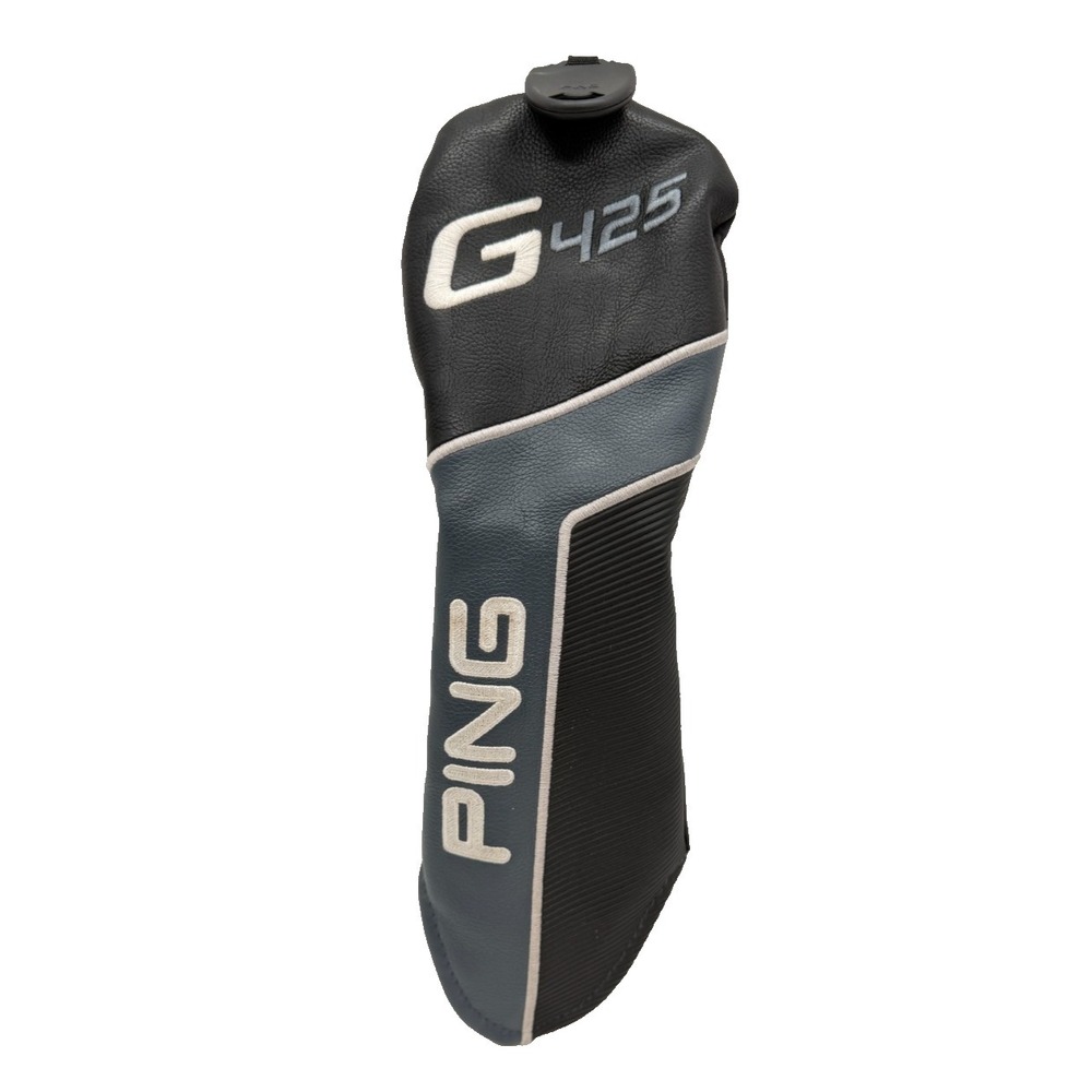 PING G425 Fairway Wood Golf Club Headcover - Black Grey White Adjustable Tag OEM